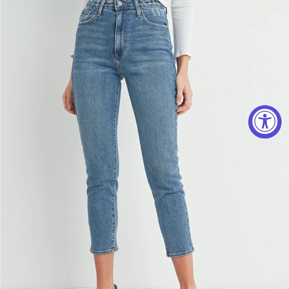 Just black Mom black jeans size 28